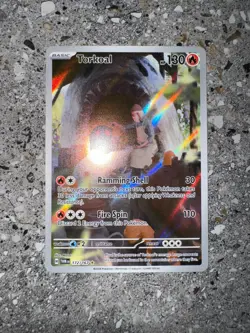 Pokemon TCG Cards Torkoal 172/167 Twilight Masquerade Illustration Rare - Image 3