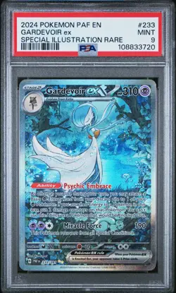 PSA 9 Gardevoir EX 233/091 - Pokemon TCG Paldean Fates 2024 SIR - MINT Card - Image 1