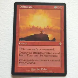 Wizards of the Coast MTG Obliterate Invasion Rare Regular 156/350 EN 2000 - Image 1