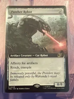 Panther Robot (Extended Art) Commander: Marvel Super Heroes Regular - Image 1
