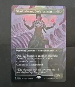MTG Shadowheart, Dark Justiciar Foil Secret Lair SLD D&D Dungeons & Dragons 2483 - Image 1
