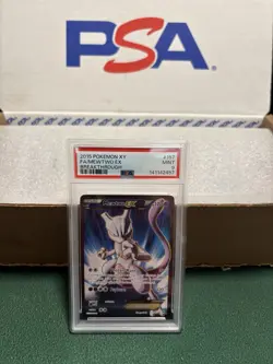 Pokemon TCG: Mewtwo EX #157/162 Full Art XY Breakthrough PSA 9, MINT - Image 1