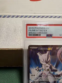 Pokemon TCG: Mewtwo EX #157/162 Full Art XY Breakthrough PSA 9, MINT - Image 2