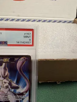 Pokemon TCG: Mewtwo EX #157/162 Full Art XY Breakthrough PSA 9, MINT - Image 3