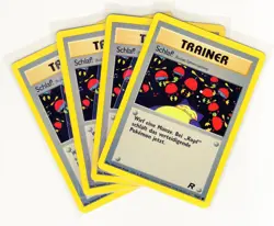 ~DE~ GERMAN Schlaf! Sleep! Team Rocket 79/82 Pokemon Card (C1) - Image 1