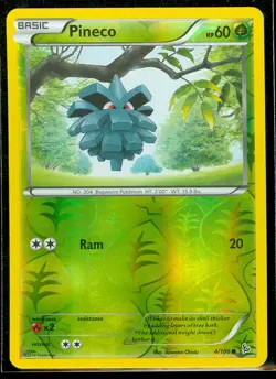 Pokemon PINECO 4/106 - XY Flashfire Rev Holo MINT! - Image 1