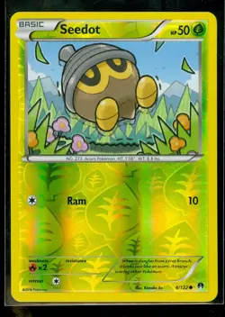 Pokemon SEEDOT 4/122 - XY BREAKpoint - Rev Holo - MINT - Image 1