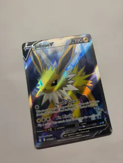 Pokemon Jolteon V Evolving Skies Full Art Ultra Rare 177/203 Near Mint - Image 2