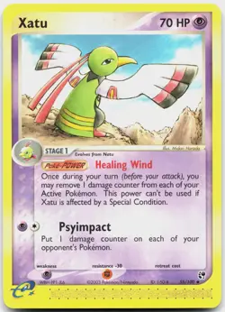 Xatu 55/100 Uncommon Sandstorm Pokemon Near Mint - Image 1