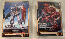 Gundam Card Game TCG - Full Sample Promo Starter Deck Blue & Green Set - Image 1