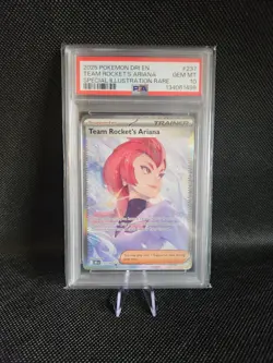 PSA 10 Team Rocket’s Ariana SIR 237/182 Pokemon 2025 Destined Rivals EN - Image 1