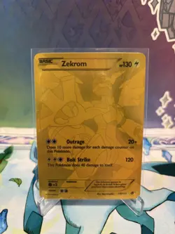 Zekrom 115/113 Legendary Treasures Secret Rare Full Art Dent on Backside SEE PIC - Image 1