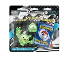 Pokemon TCG Scarlet & Violet Black Bolt Tech Sticker Collection 3-Pack Blister‼ - Image 1