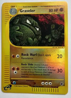 Pokemon Graveler 79/165 Reverse Holo Uncommon Expedition Base Set - NM (Kusube) - Image 1