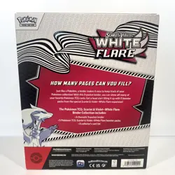 Sealed White Flare Binder Collection - Pokemon - Scarlet & Violet - Image 2