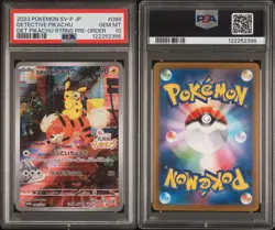 PSA 10 Detective Pikachu 098/SV-P Pre-Order Promo Japanese Pokemon Card GEM MINT - Image 3