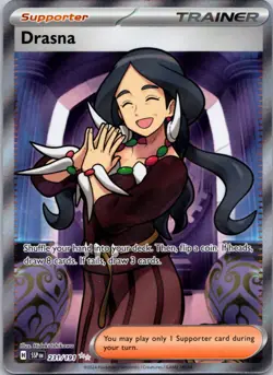 Drasna 231/191 Ultra Rare Surging Sparks Pokemon Near Mint - Image 1
