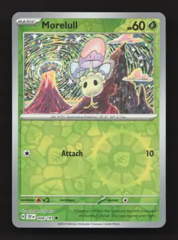 Morelull 008/191 Common Surging Sparks Pokemon Reverse Holo Near Mint - Image 1