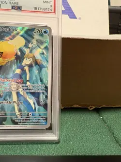Pokemon TCG: Misty's Psyduck #193/182 DRI EN Illustration Rare PSA 9, MINT. - Image 4