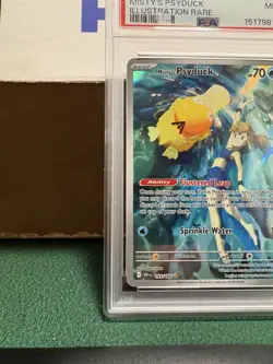 Pokemon TCG: Misty's Psyduck #193/182 DRI EN Illustration Rare PSA 9, MINT. - Image 5