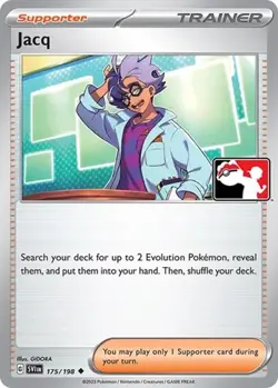 1x Jacq (#175/198) NM Eng Pokemon - Prize Pack Series - Image 1