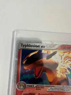 Pokemon Typhlosion ex 110/115 EX Unseen Forces Holo Ultra Rare LP Vintage 2005 - Image 3