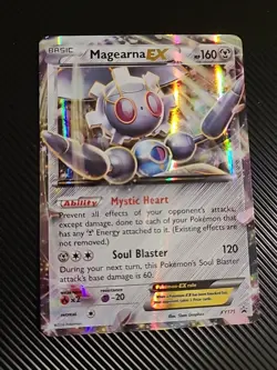 Magearna EX - XY175 - Pokemon XY Black Star Promo Ultra Rare Holo Card - NM - Image 1