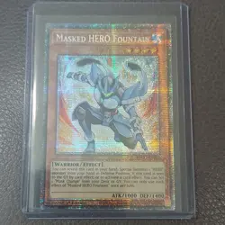Konami Yu-Gi-Oh! TCG Masked HERO Fountain BLGG-EN029 Starlight Rare Foil 1st Ed. - Image 1