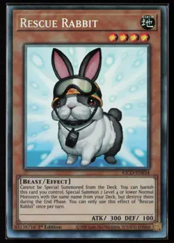 Yugioh Rescue Rabbit KICO-EN034 1st Edition Collector's Rare NM - Image 1