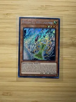 YuGiOh Mystical Elf White Lightning Secret Rare LDS3-EN135 NM ✨ - Image 1