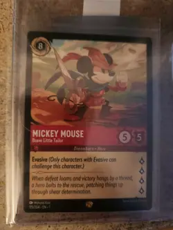 Disney Lorcana - LEGENDARY RARE - Mickey Mouse Brave Little Tailor - Image 1