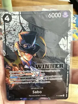 Sabo (Winner Pack 2026 Vol. 2) P-105 One Piece Promotion Cards Foil - Image 1