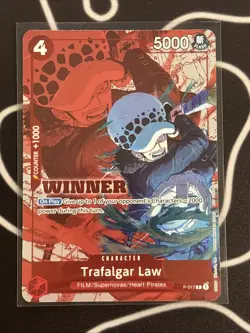 Trafalgar Law (Winner Pack Vol. 7) Foil PR One Piece Promotion Cards P-017 A - Image 1