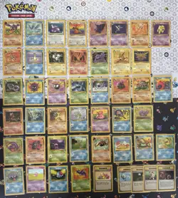 Complete Non-Holo Fossil set Pokemon Cards WOTC Pokemon Fossil 16-62 (NM/LP) - Image 1