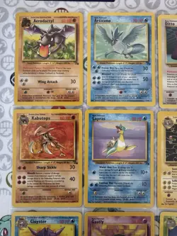 Complete Non-Holo Fossil set Pokemon Cards WOTC Pokemon Fossil 16-62 (NM/LP) - Image 2