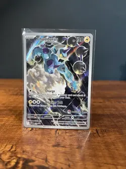 Thundurus Promo Card Pokemon Center Stamp Black Bolt - Image 1