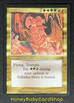 MTG Legends 1994 Palladia-Mors NM/LP+ Card LEG Rare Old School 93/94 - Image 2