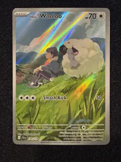 Hop's Wooloo 170/159 Illustration Rare Journey Together Pokemon Holo Near Mint - Image 1
