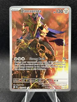 Zamazenta 201/182 Pokemon Destined Rivals Illustration Rare NM - Image 1