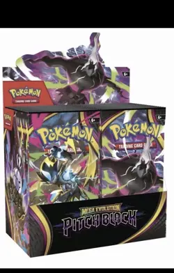 Pokemon Mega Evolution Pitch Black Booster Box Factory Sealed Presale JULY - Image 1