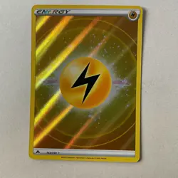 Pokemon Crown Zenith #155/159 Lightning Energy Full Art Foil Ultra Rare - Image 1