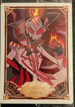 Hazbin Hotel Trading Cards Promo PR-06 King Of Pride Lucifer Morningstar - Image 1