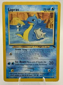 2002 Pokemon—Lapras #12/18 Southern Islands—Promo Non-Foil (LM/Mp) - Image 1