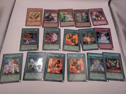 VINTAGE Yu-Gi-Oh! Card Lot 250 Cards! Monsters Spells Traps Rares/Holos! MP-HP! - Image 2
