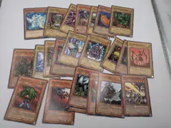 VINTAGE Yu-Gi-Oh! Card Lot 250 Cards! Monsters Spells Traps Rares/Holos! MP-HP! - Image 3