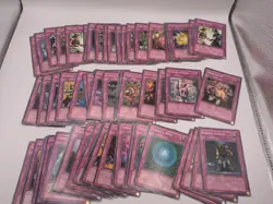 VINTAGE Yu-Gi-Oh! Card Lot 250 Cards! Monsters Spells Traps Rares/Holos! MP-HP! - Image 5