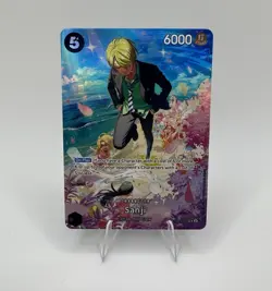 Bandai One Piece CCG Sanji ST14-003 ST14 SR Foil Full Art 6000 5c EN - Image 1