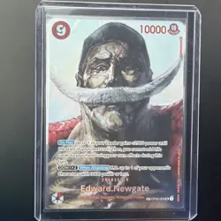 EDWARD NEWGATE - One Piece OP02-004 - SP Special Super Rare - Kingdoms Intrigue - Image 1