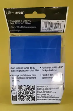 Ultra Pro Deck Box Trading Card Storage Case Holds 80 Cards - Pacific Blue - Image 2