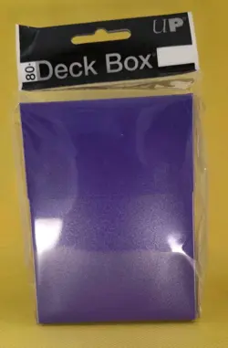 Ultra Pro Deck Box Trading Card Storage Case Holds 80 Cards - Purple - Image 1